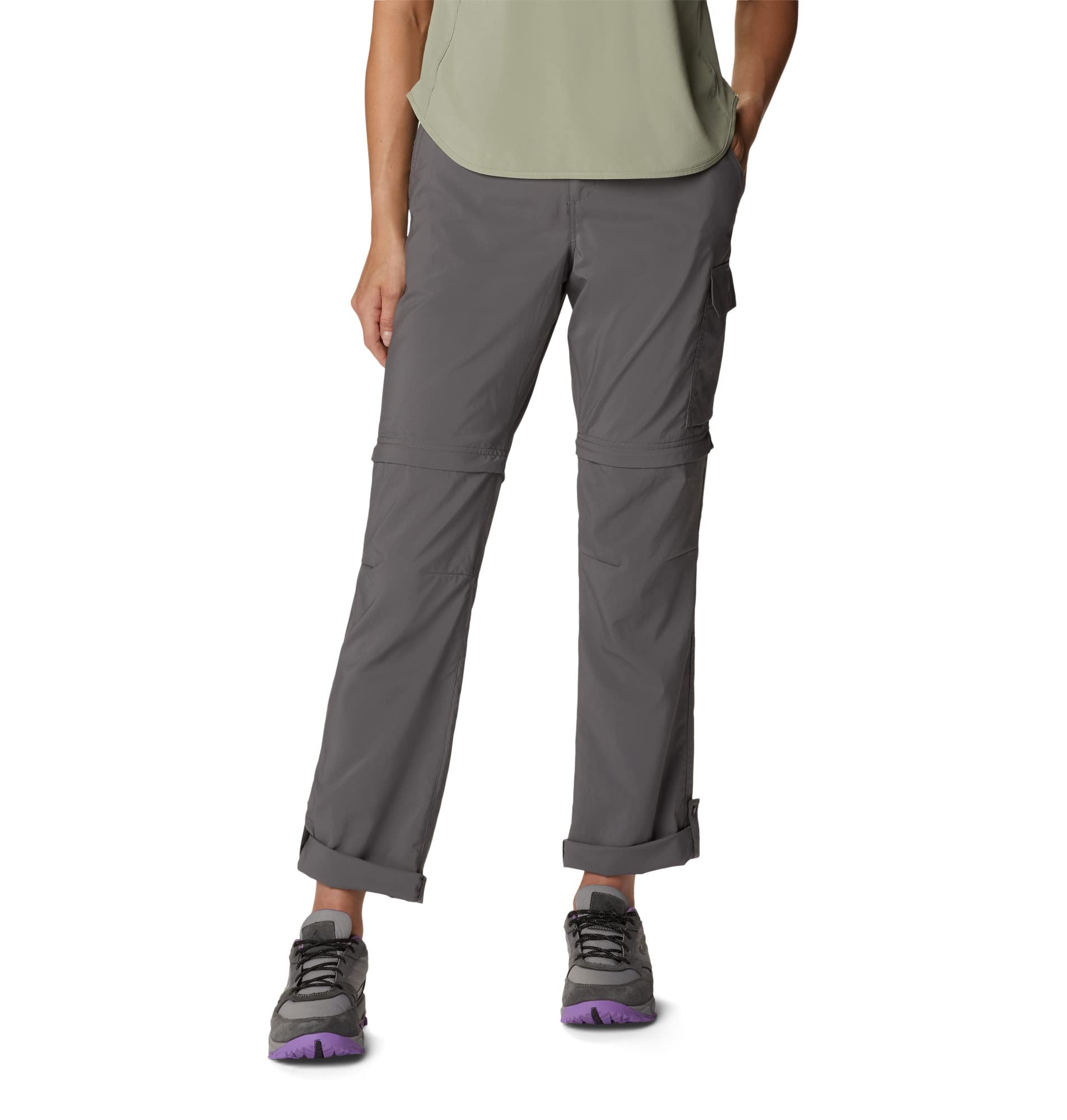 Columbia Silver Ridge Utility Convertible Pant, Pantalon Convertible en Short De Randonnée pour Femme