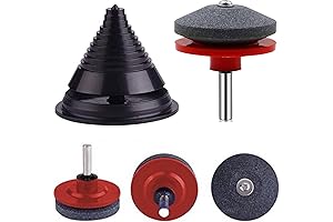 Universal 4-Piece Lawn Mower Blade Sharpener Kit