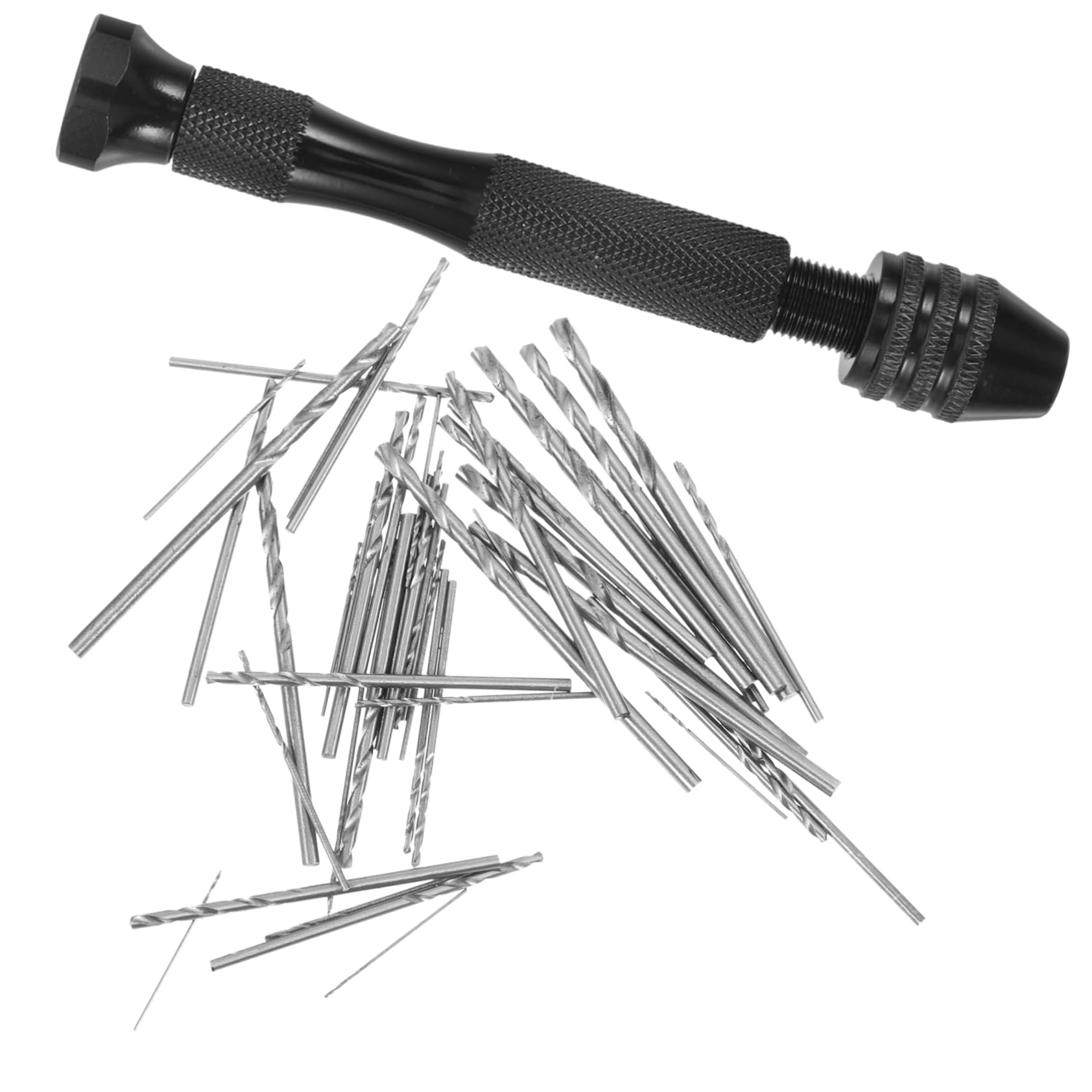 NULYLU Sturdy Metal Hand Twist Drill Set Precision Tool for Drilling Holes in Craft Models