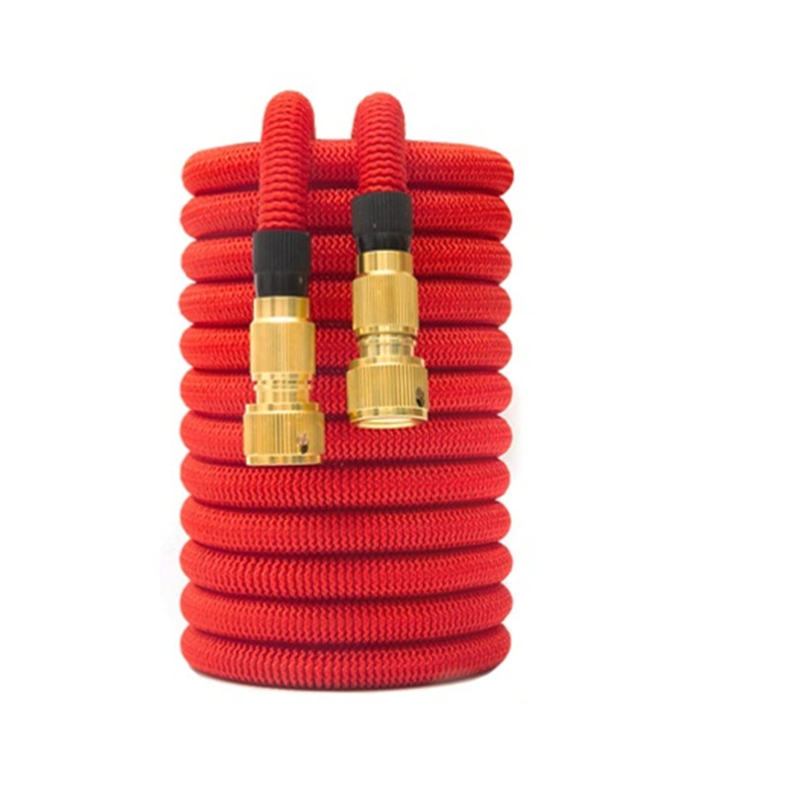 Manguera de jardín riego extensible agua Lavado autos alta presión flexible CirculacióN Fluida(Red,75FT-22.5M)