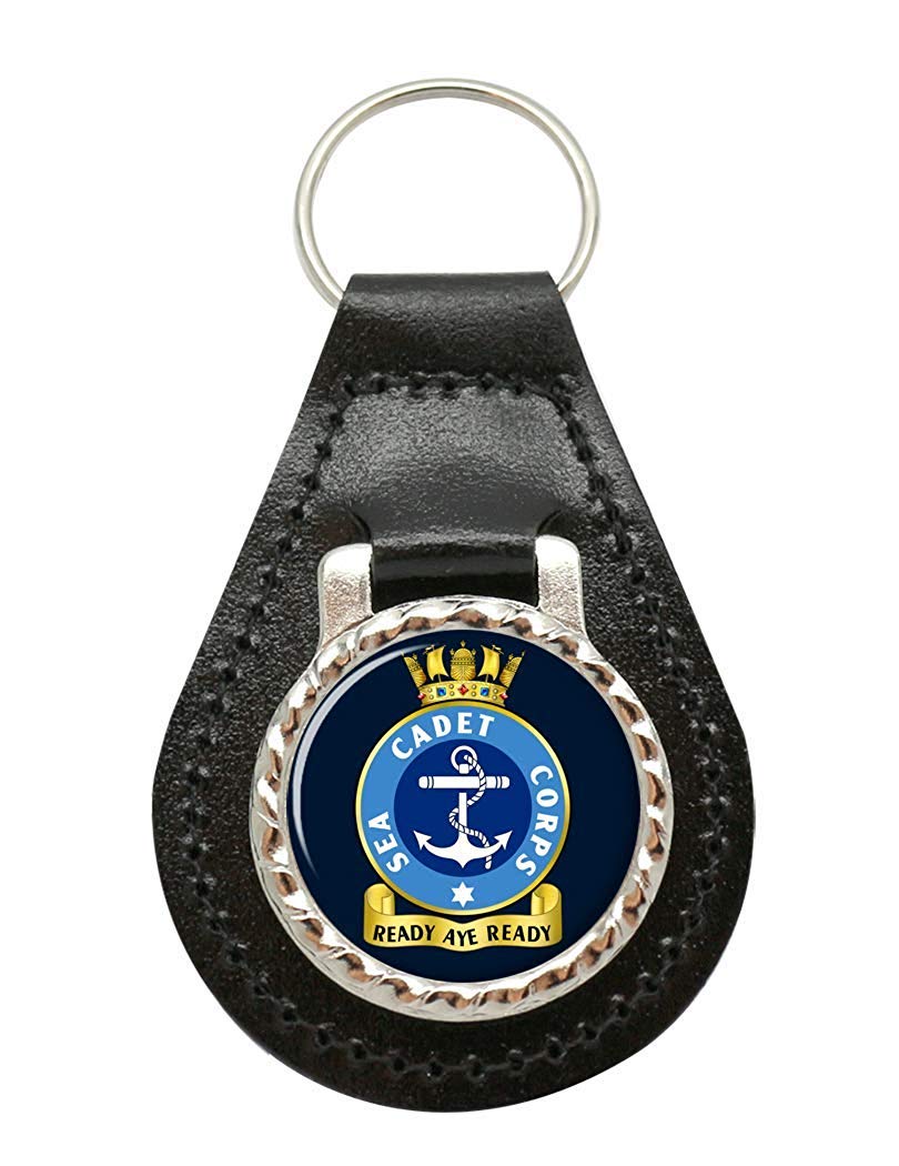 Giftshop UK Sea Cadet Corps Leather Key Fob