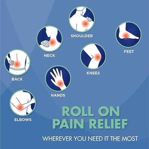 Miniatura 5 de HealthWise 2X Medicated Roll-On  10% mentol + 20% salicilato de metilo  Crema para aliviar el dolor  3 oz. 3.0 fl oz  Fórmula de secado rápido