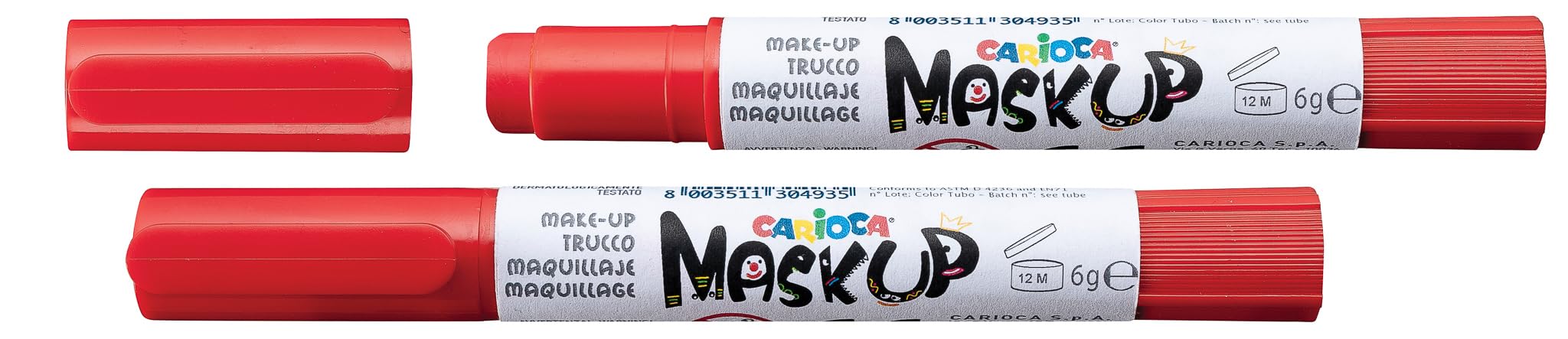 Carioca Set Colori Superwashable | Kit Colori per Bambini con 24 Pennarelli Super Lavabili, 12 Acquerelli in Pastiglia e 5 Vasetti di Tempere per Bambini, 41 Pezzi