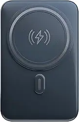 Geonav Power Bank, Carregador Portátil Universal por Indução 10.000mAh, Carregamento rápido*, Suporte Dobrável, Compatível com MagSafe®, PB10MAGSG, Cinza