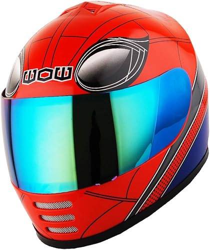 Miniatura 2 de WOW Casco integral para motocicleta, bicicleta urbana BMX MX para niños HKYB15