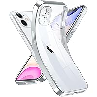 Supdeal Custodia Trasparente per iPhone 11, Mai Gialla con Protezione Fotocamera