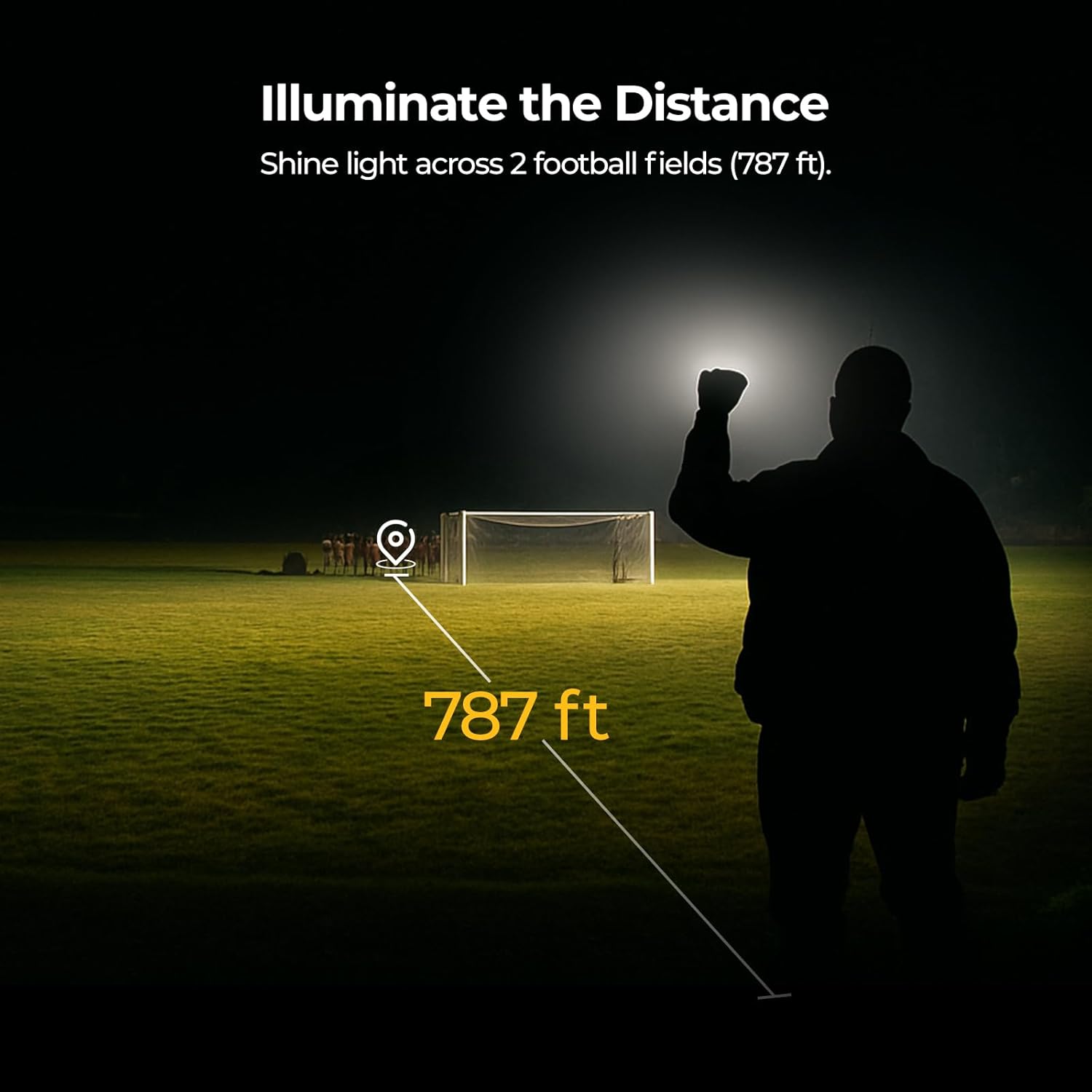 BougeRV Rechargeable Flashlight High Lumens, Battery Powered FlashLight, Bright LED Light Adjustable, Tactical Flashlight Waterproof, Handheld Flash Light for Emergencies Camping Outdoor (Model: FL01)