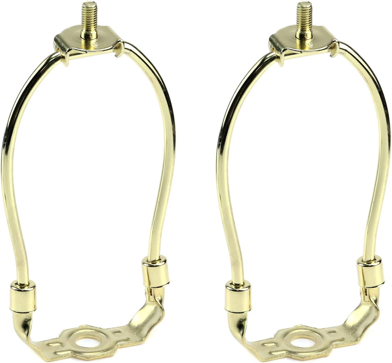 Tighall Lamp Shade Harp Holder Lamp Shade Bracket with 3/8 Standard Saddle Horn Frame Lampshade