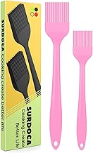SURDOCA Backpinsel Silikonpinsel Küchenpinsel kochpinsel- 8.2"+10.1" BPA-freies Silikon in Lebensmittelqualität Pinsel Küche, 446℉ (230℃) Wärmebeständigkeit Pinsel Backen BBQ Grillpinsel