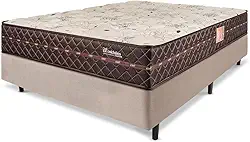 Cama Box Colchão Casal Firme Espuma D33 Antialérgico Certificado 138x188x54cm - BF Colchões