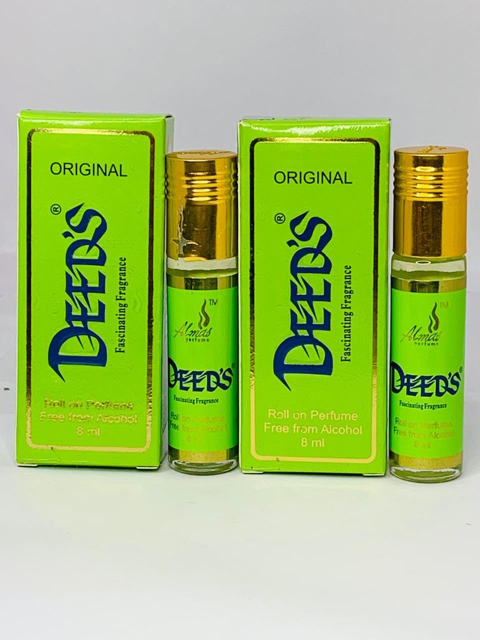 BLUE Deed's Original Roll on Perfume, Alcohol Free, 8 ml PACK OF 2 | 100% Pure, Long Lasting, Unisex Fragrance, Pack of 2, Fascinating Fragrance-image-29