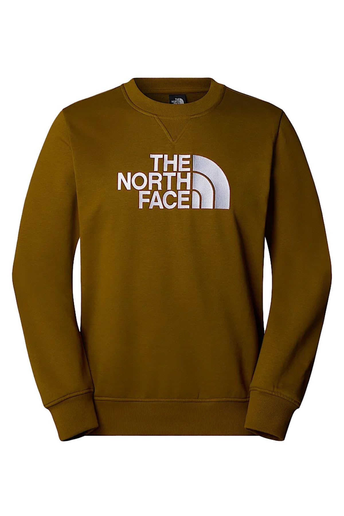 The North Face Drew Peak Crew Moss Green Large