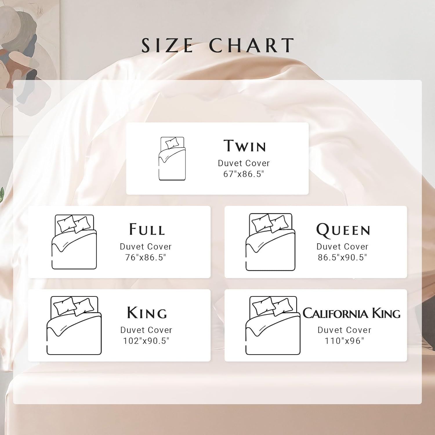 THXSILK Silk Duvet Cover, 100% 7A+ Mulberry Silk Comforter Cover, Seamless, Breathable, Easy Care Zipper Closure, 1 Duvet Cover Only - Queen, Metallic Gold Queen Metallic Gold