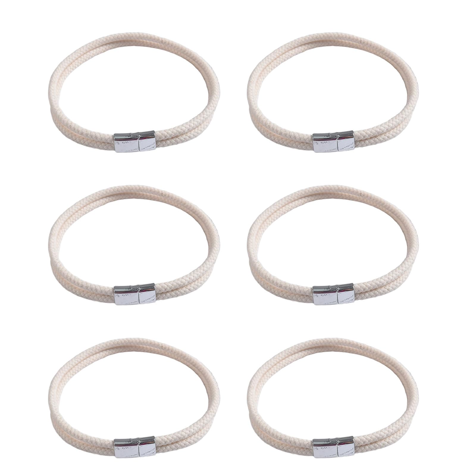 Nucelit 6Pcs Modern Braided Rope Window Draperies Tie Backs with Strong Magnets Farmhouses Curtain Tiebacks Drapes Holdbacks Curtain Tie