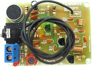FM Transmitter Module DIY Kit 88-108MHz Electronic Frequency Microphone Stereo Radio Board Parts Adjustable DC 3V 6V