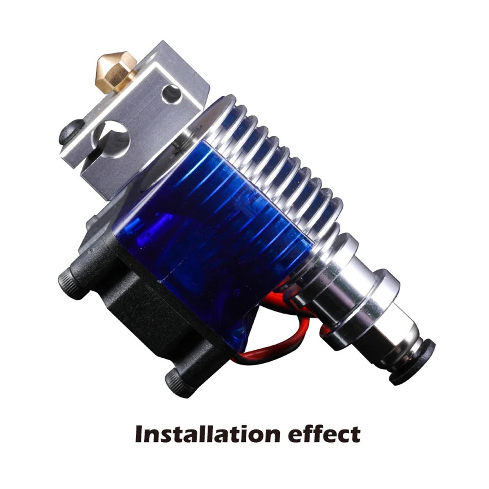 DEBLAN Messing V6 Düsen für 3D-Drucker Hotend-Düse (Größe: 4 Stück 0,4 mm)