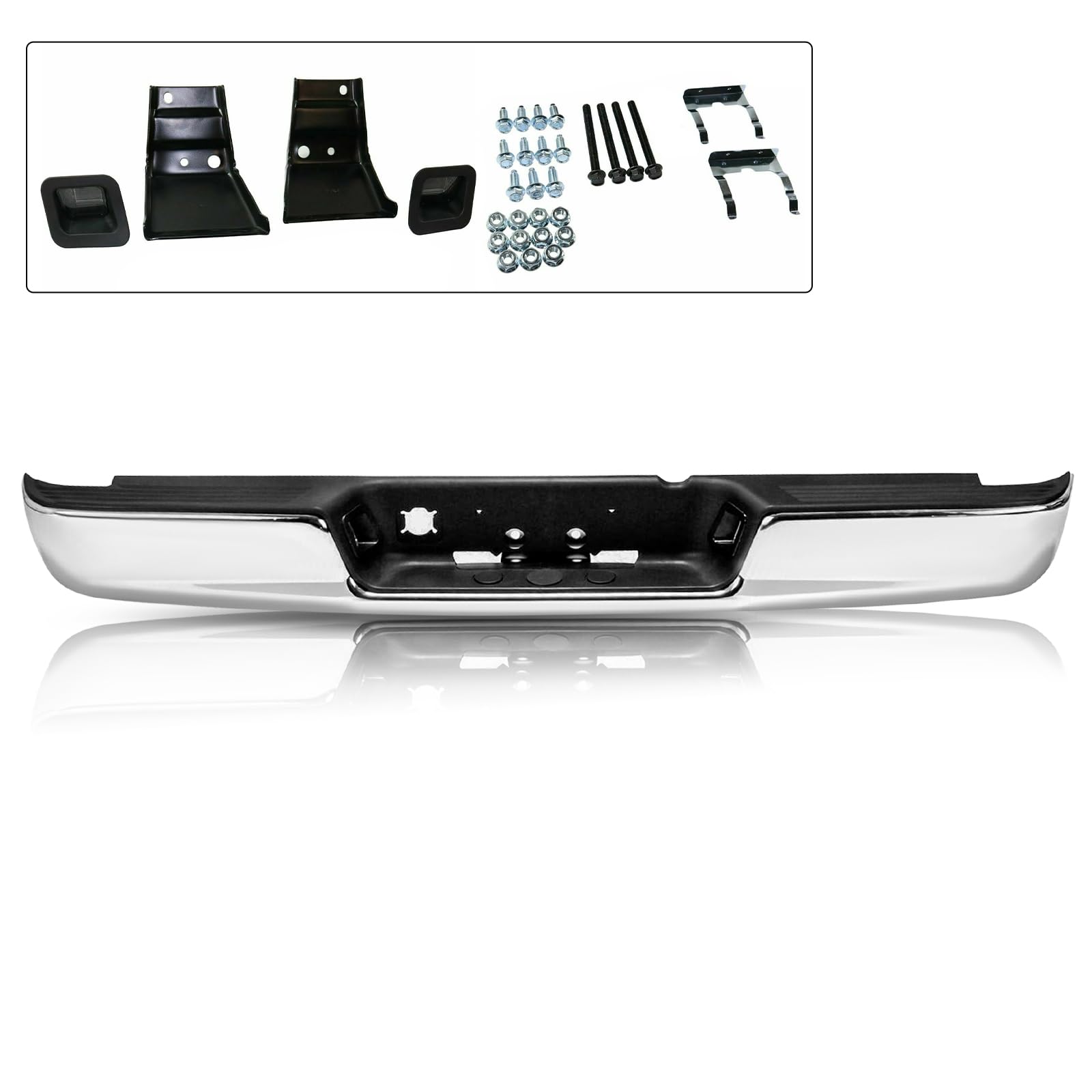BRYGHT Dodge Ram Rear Step Bumper