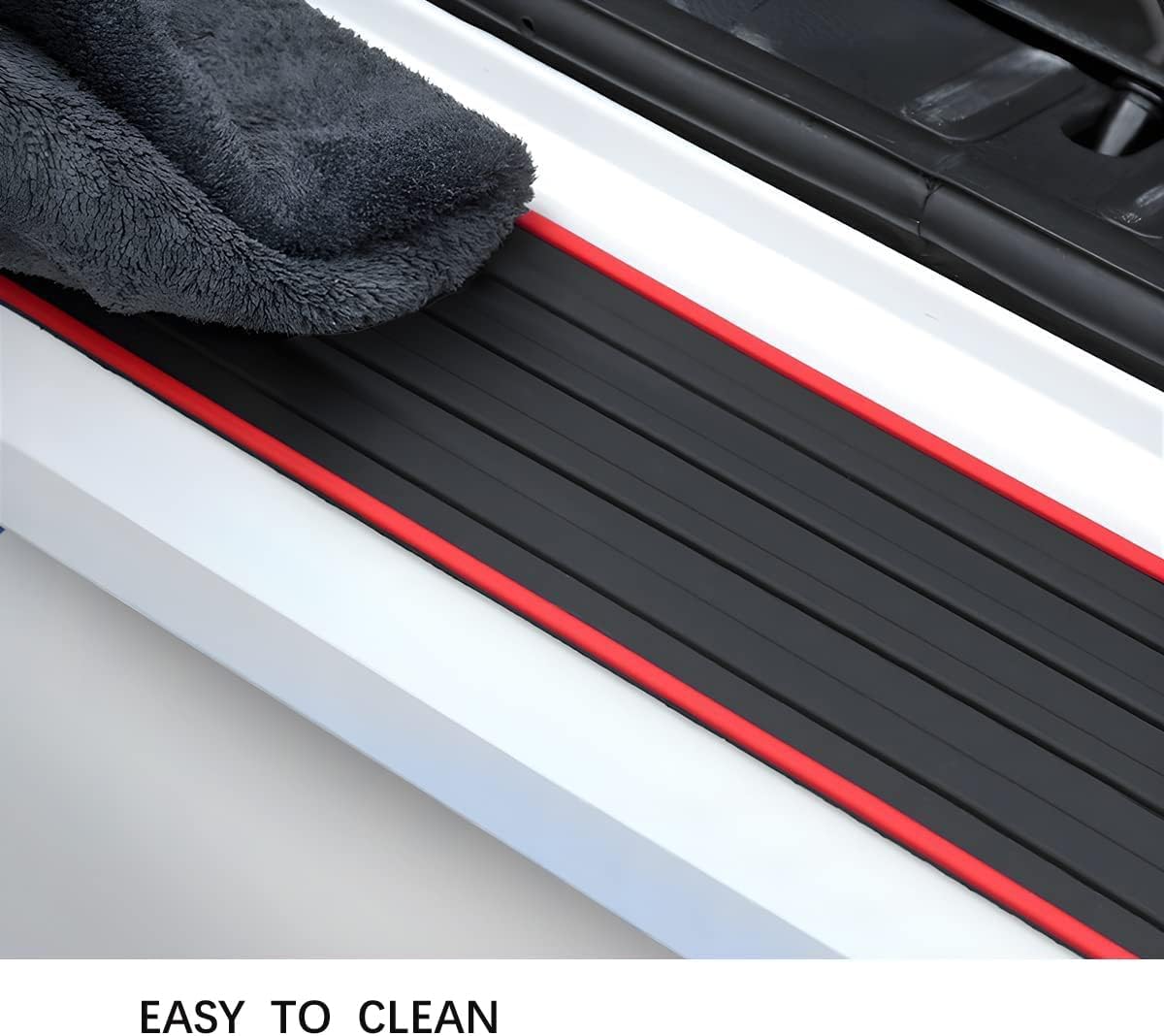 4 Pièces Protecteur De Seuil De Porte Voiture VW Taigo 2021-2024 - Fibre De Carbone Autocollants