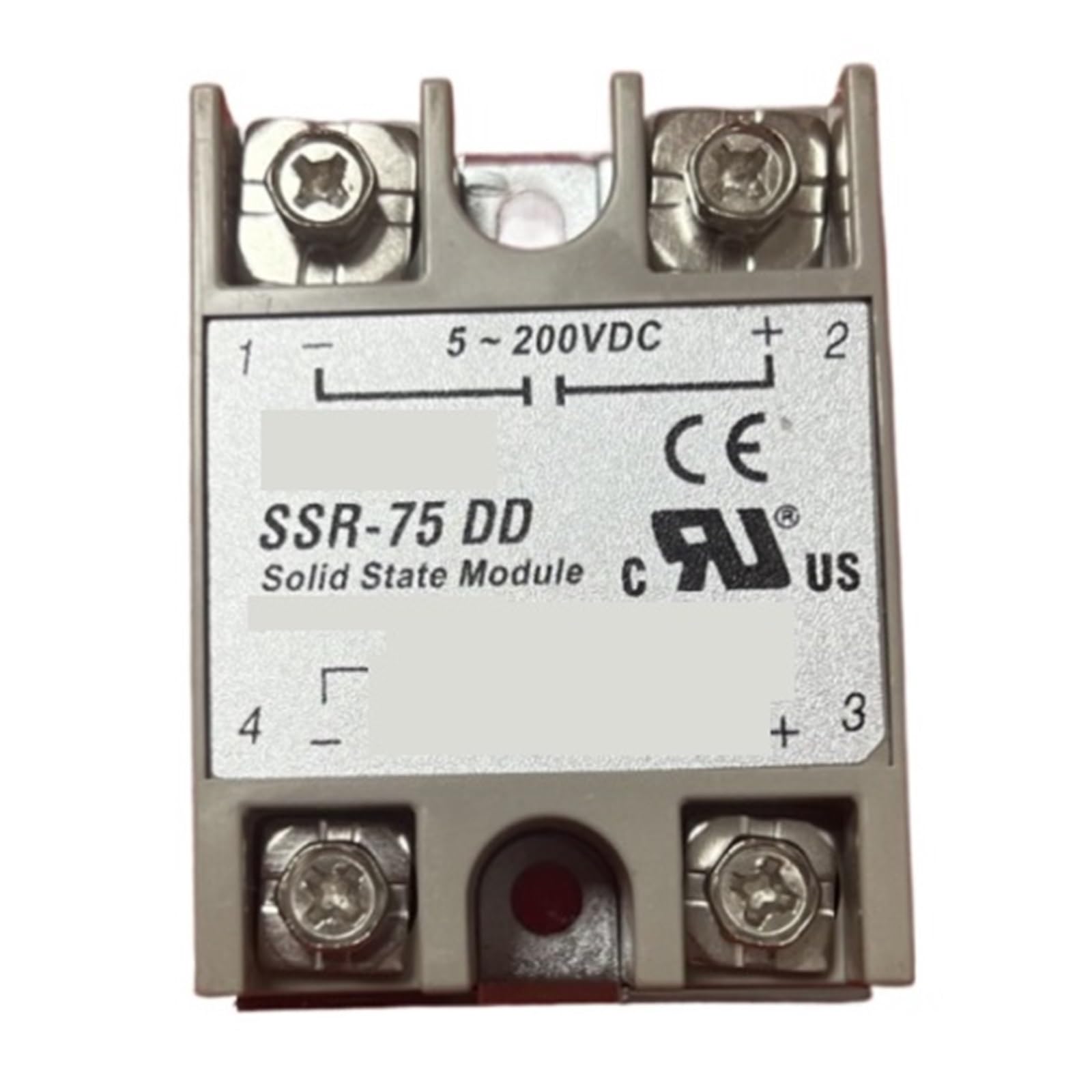 Relais statique monophasé SSR-75DA-H haute puissance et SSR Radiator alu