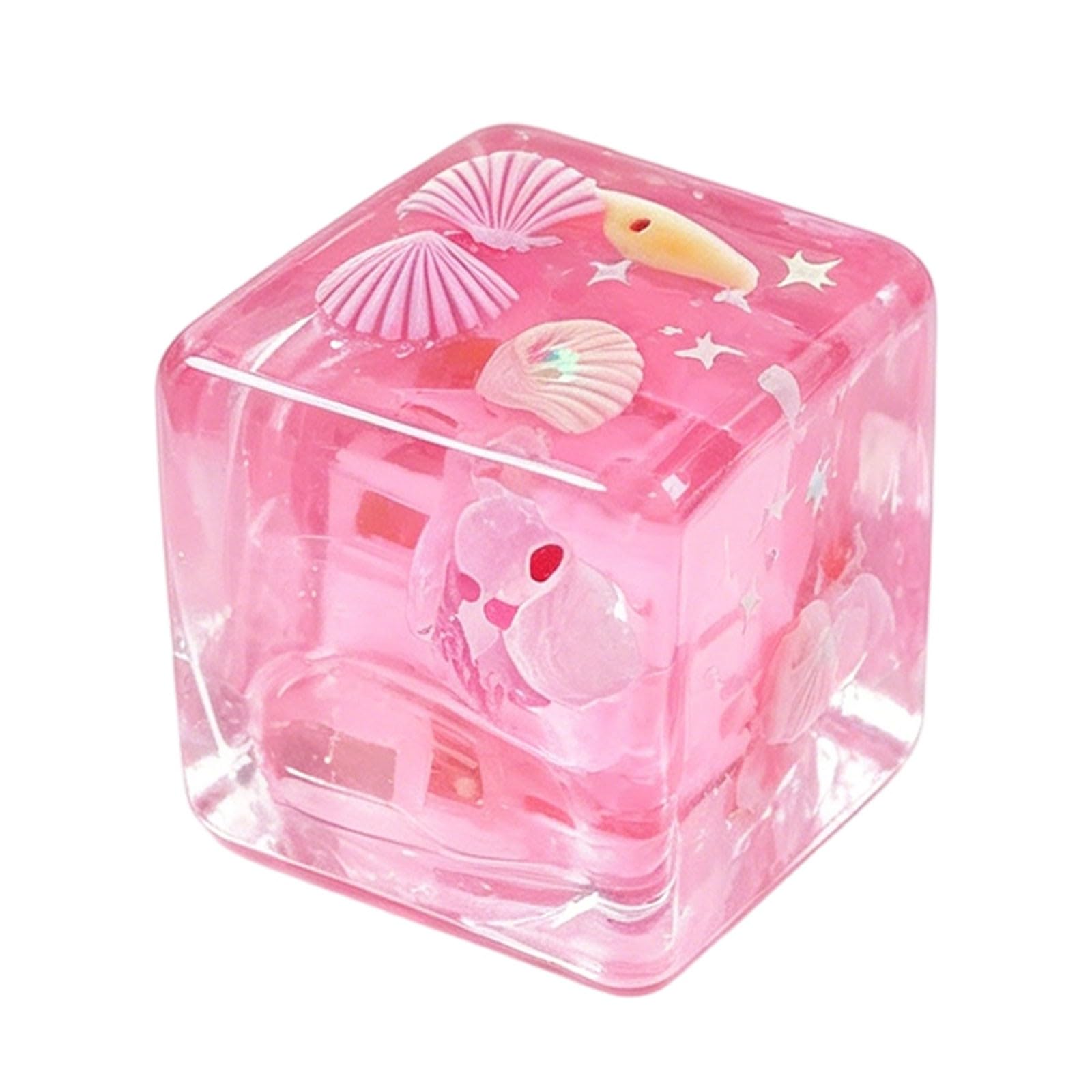 Squishy Cubes,Ice Cube Stress Ball Sensory Fidget Toy, Stress Cube Mystery for Anxiety Relief, Soft Squeeze Decompression Dough (Cube-PK)