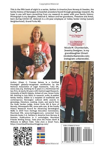 Settlers in America from Norway & Sweden: Eleanor Thompson Asphyxiation & Marie Wick Murder & Gummer