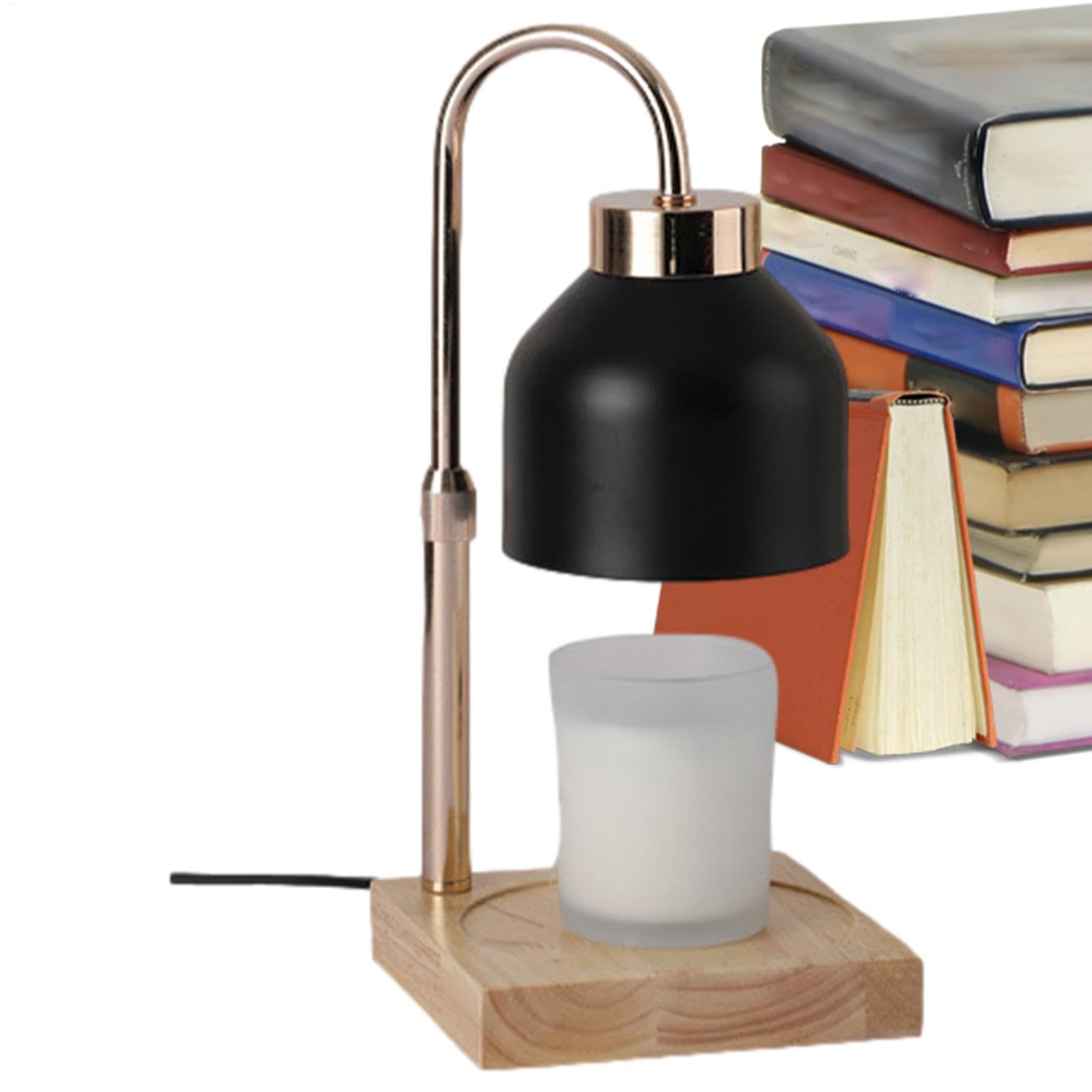 Lámpara calentadora de velas eléctrica,Calentador de lámpara con velas, Lámpara de aromaterapia Lámpara de mesa multifuncional, Lámpara calentadora de velas, lámpara de mesa de moda para sala de estar