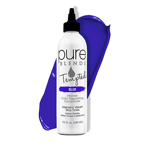 Pure Blends Tempted Intense Color Depositing Conditioner - Provides Strength Eliminates Color Fade Maintains Vivid Tones - Sulfate Sodium Chloride Pure Blends Tempted Intense Color Depositing Conditioner - Provides Strength Eliminates Color Fade Maintains Vivid Tones - Sulfate Sodium Chloride