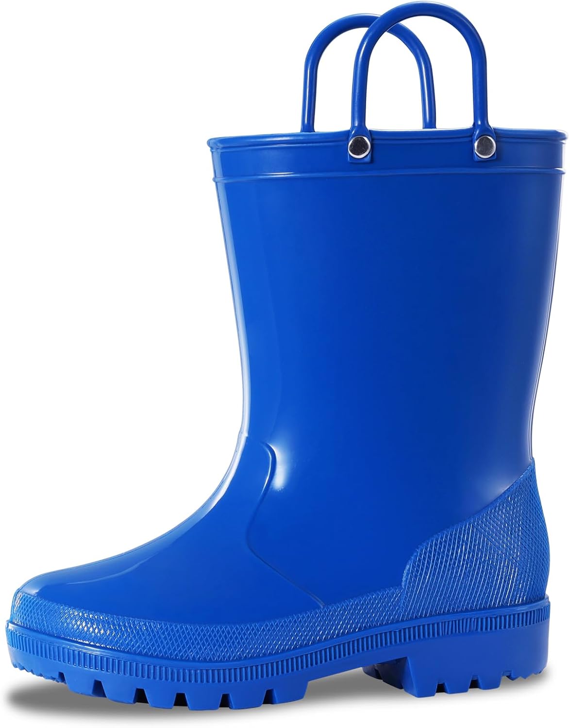 WILLPORT Toddler Rain Boots,Waterproof Kids Rain Boots with Easy-on Handles for Boys and Girls