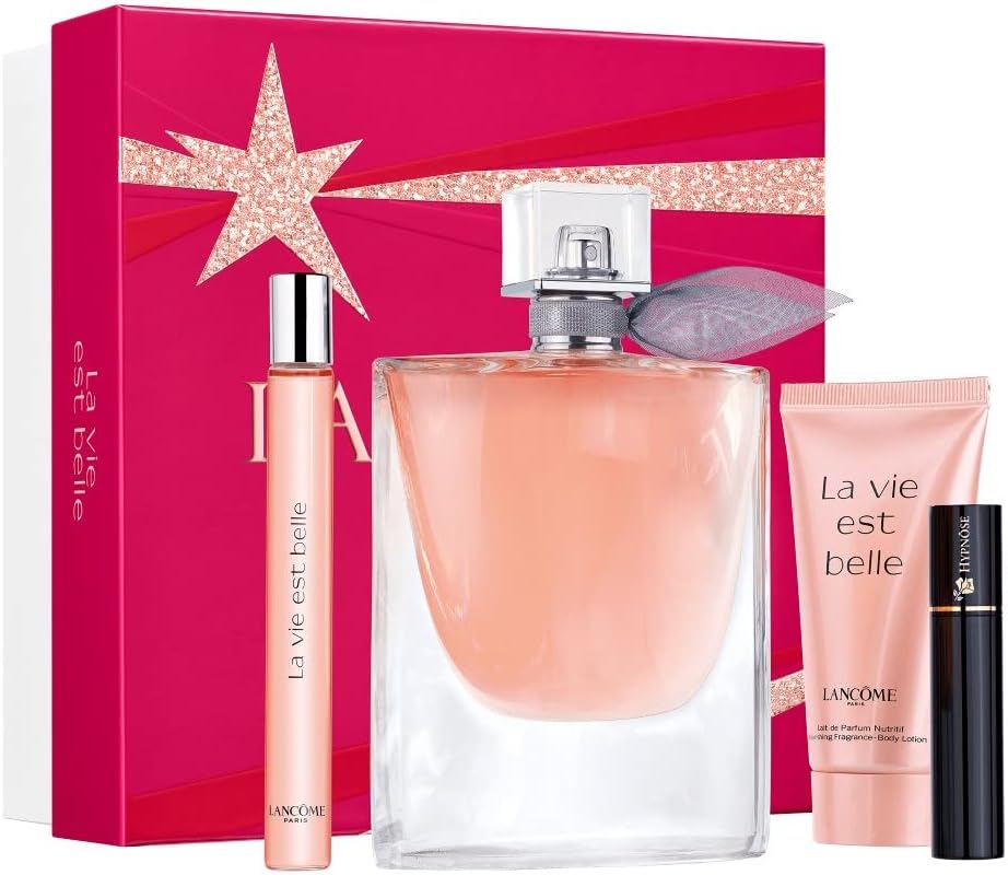Lancome La Vie Est Belle Estuche Eau de Parfum 100 ml + Eau de Parfum 10 ml + Body Lotion 50 ml + Rimmel Hypnôse 2 ml