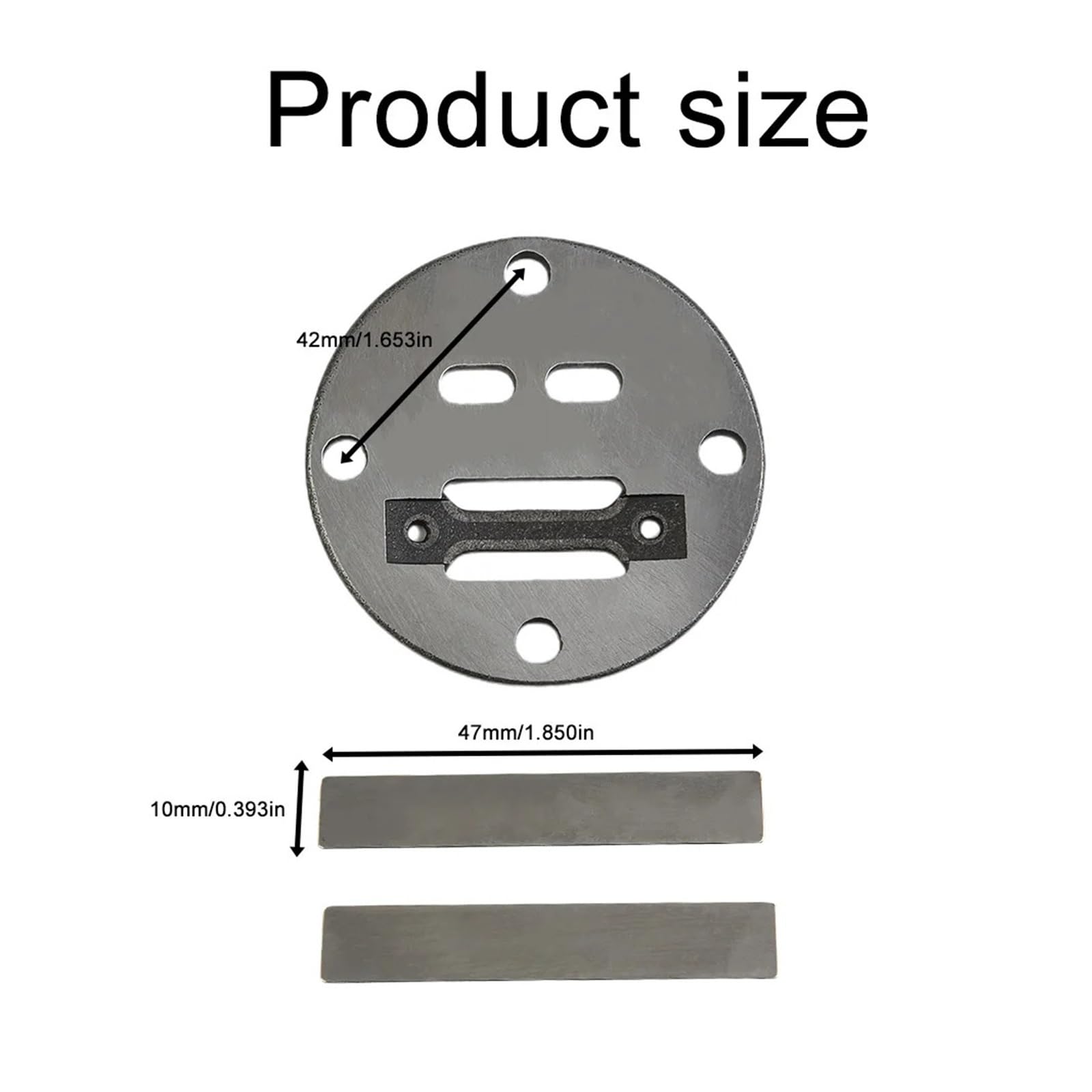 Kolben Luft Kompressor Zylinder Ventil Platte Dichtung Kit Loch zu Loch 42mm Zylinderkopf Öl luft Pumpe Teile