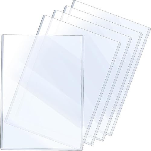 Protectores de hojas de plástico de 8.5 x 11 pulgadas, protectores transparentes de página, protectores de hojas transparentes resistentes,