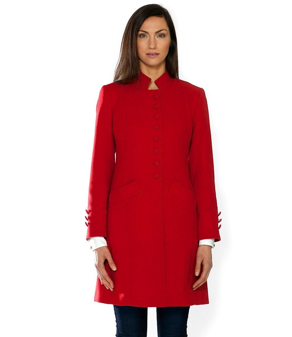 O'Shaughnessey Women's O'Connor Spectator Coat, Red, 12