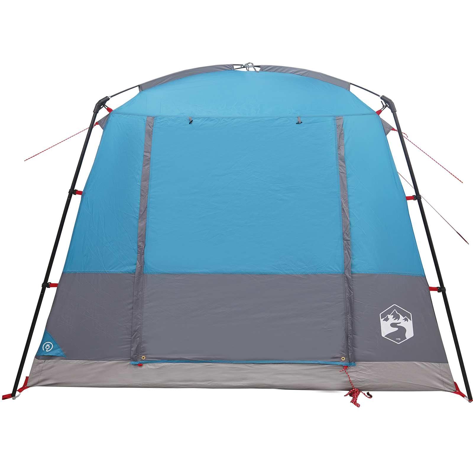Toilettenzelt Blau 10 Personen Familienzelt,Camping Zelt,Wasserdicht & Winddicht für Trekking,Outdoor
