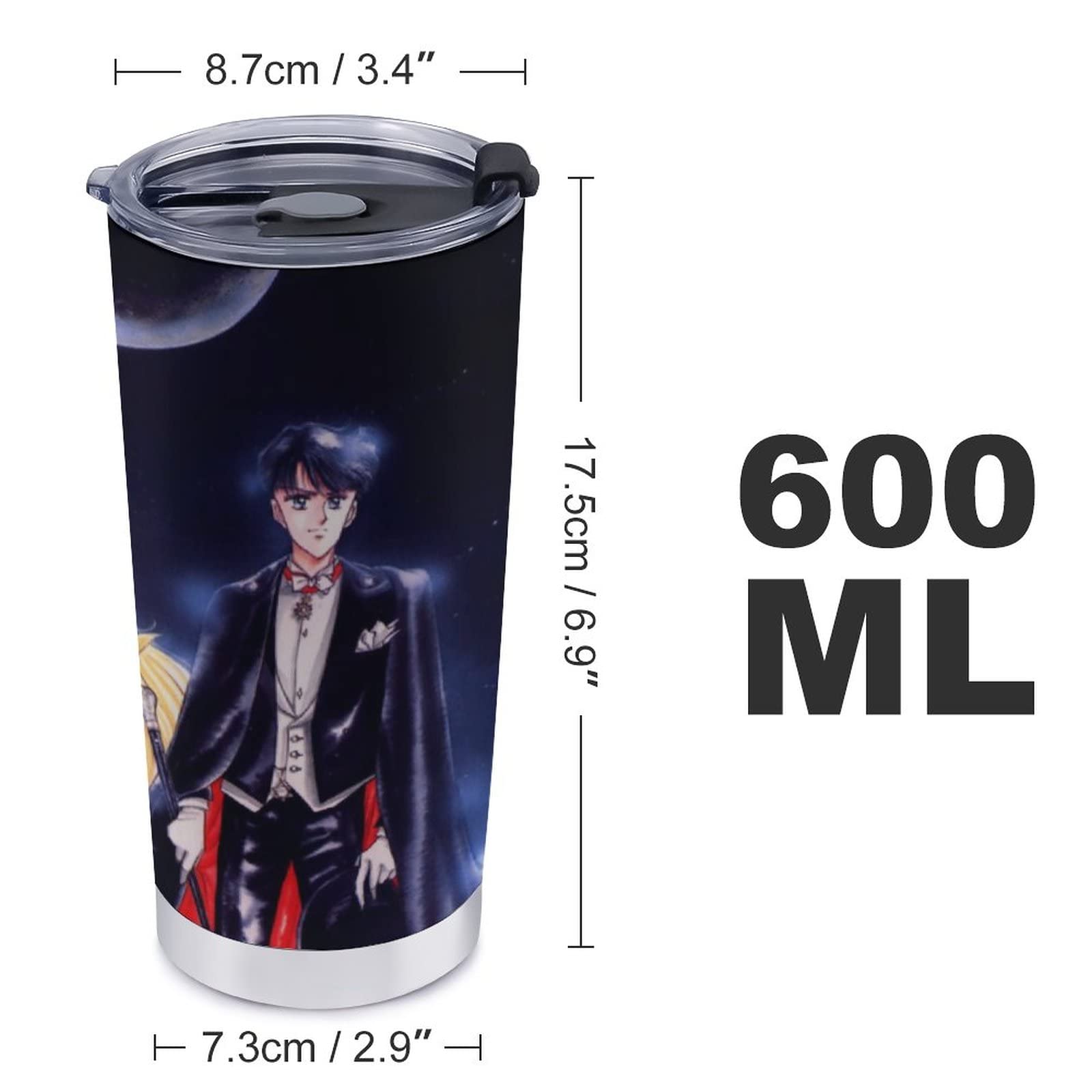 Amazon.co.jp: 美少女戦士セーラームーン タンブラーグラス600ml真空