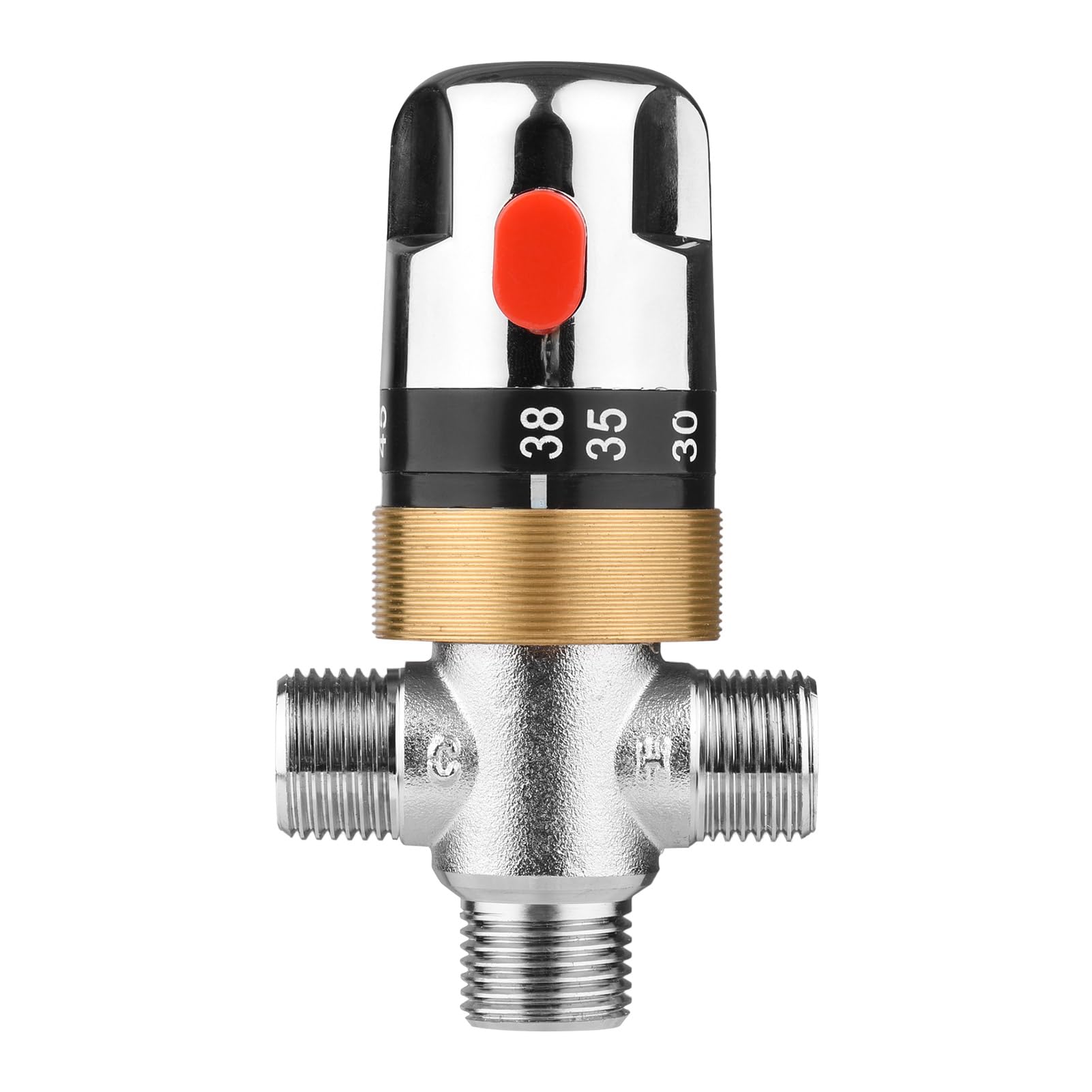 Mitigeur thermostatique G1/2 en cuivre pour chauffe-eau solaire Sxhlseller