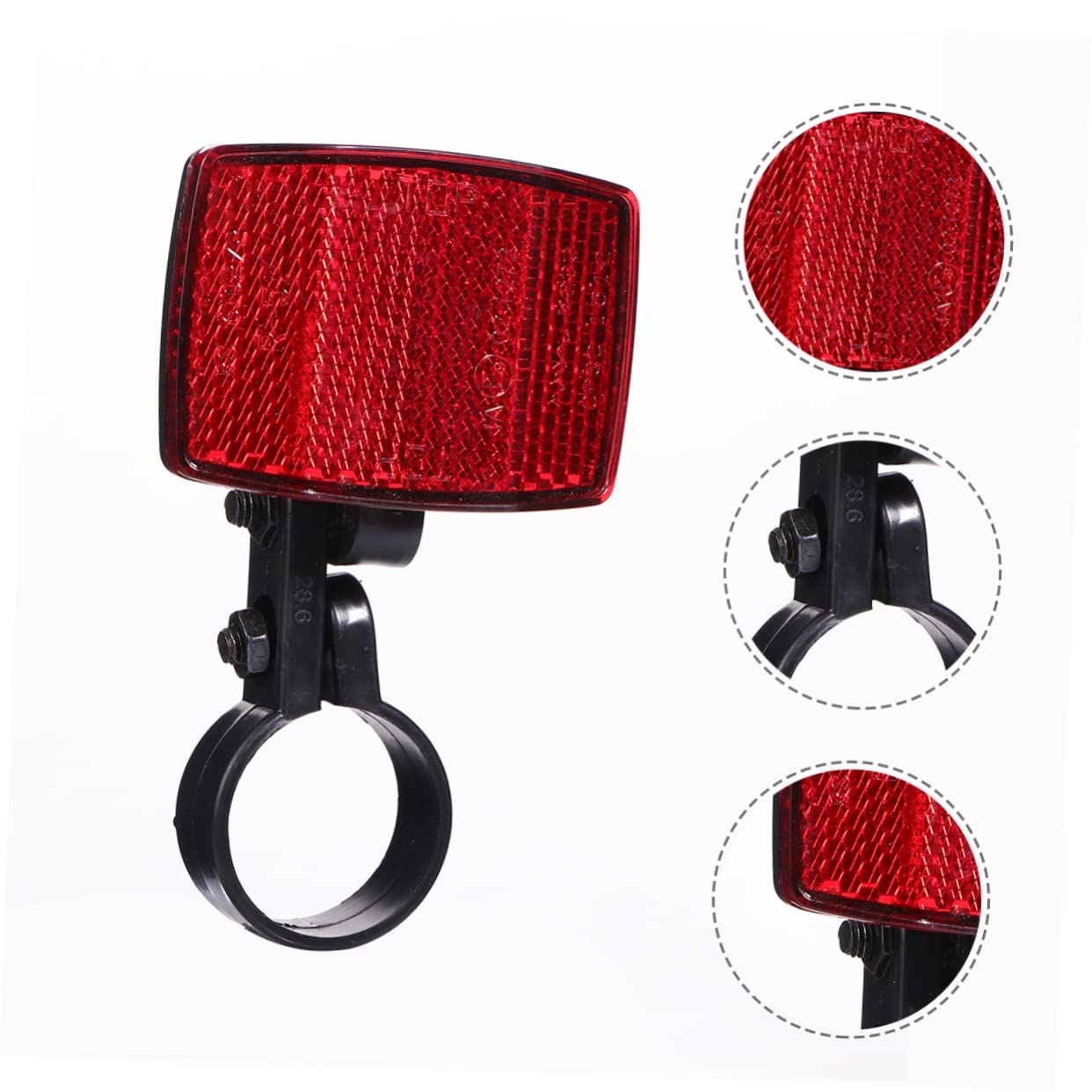 HEMOTON 2sets 2pcs Spoke Reflector for Mountain Bikes Bright Bike Safety Reflector for Night Riding Easy to Install Durable Material Compact Design for Enhanced Visibility 2pcs*2