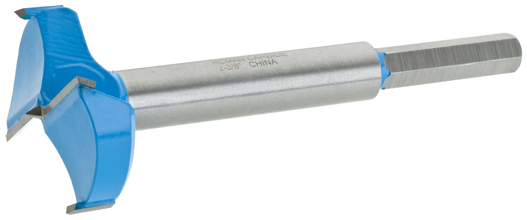 Roman Carbide DC1872 Carbide Forstner Bit, 2-3/8-Inch