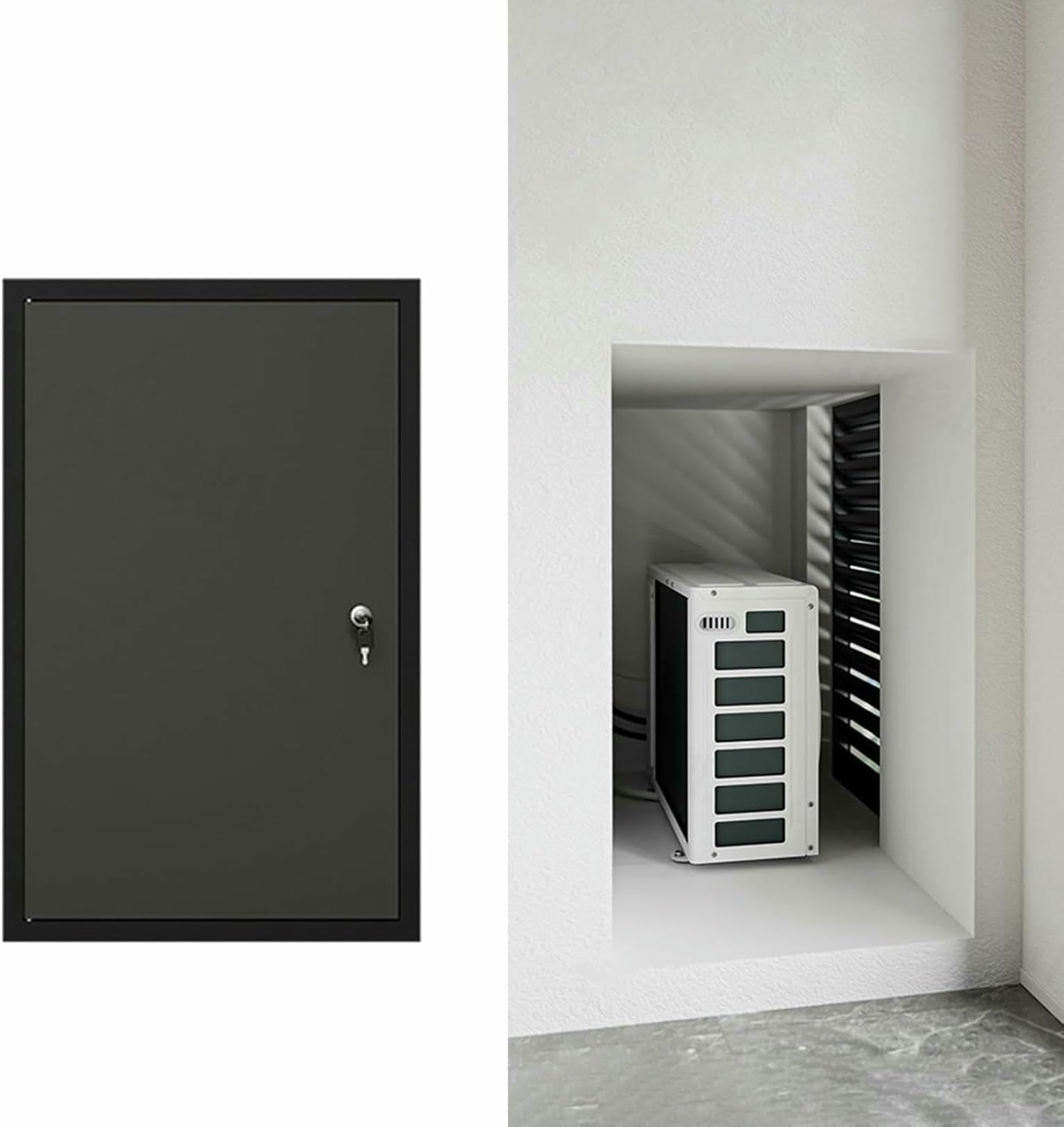 Grande porte d'accès au grenier sécurisée pour optimiser vos espaces de rangement