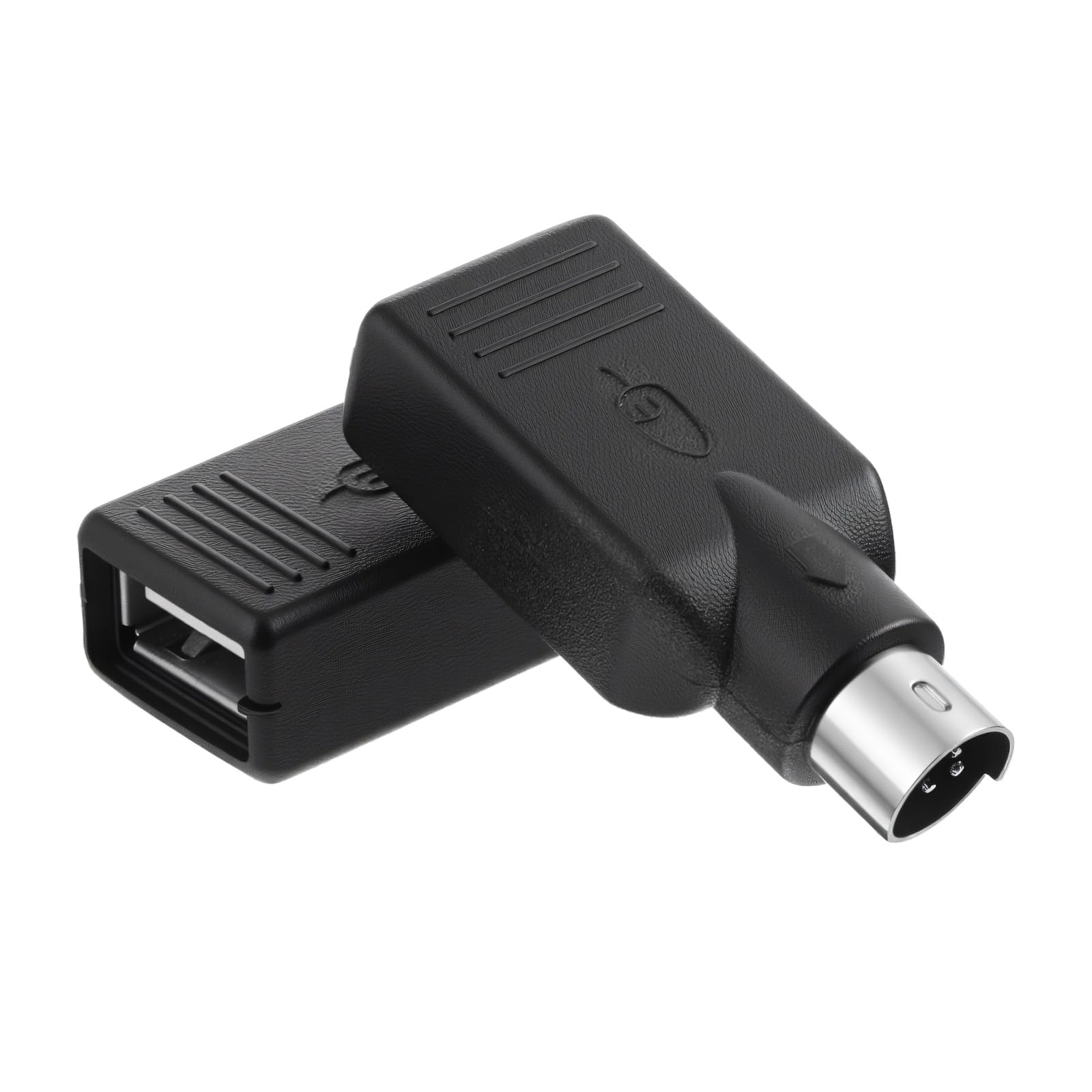 usb to ps2 adapter, black ps2 to usb adapter ps/2 male converter changer adapters for mouse keyboard (2pcs)