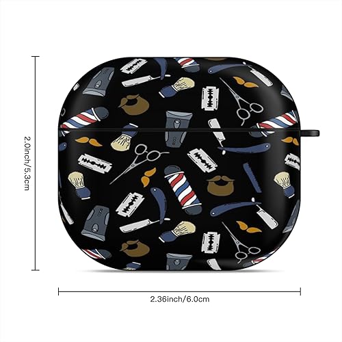 Miniatura 2 de Barber Store Hot Salon - Funda para AirPods de 3 generación, funda suave que absorbe los golpes, funda protectora para Apple Airpods 3