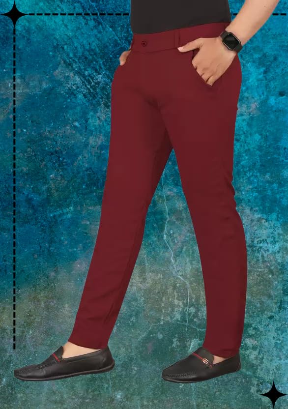 Men’s Slim Fit Casual Chinos Pants Stretch Cotton Trousers with Flat Front, Comfortable Everyday TS K031 Parent-picture-20