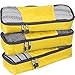 eBags Slim Packing Cubes - 3pc Set (Canary)