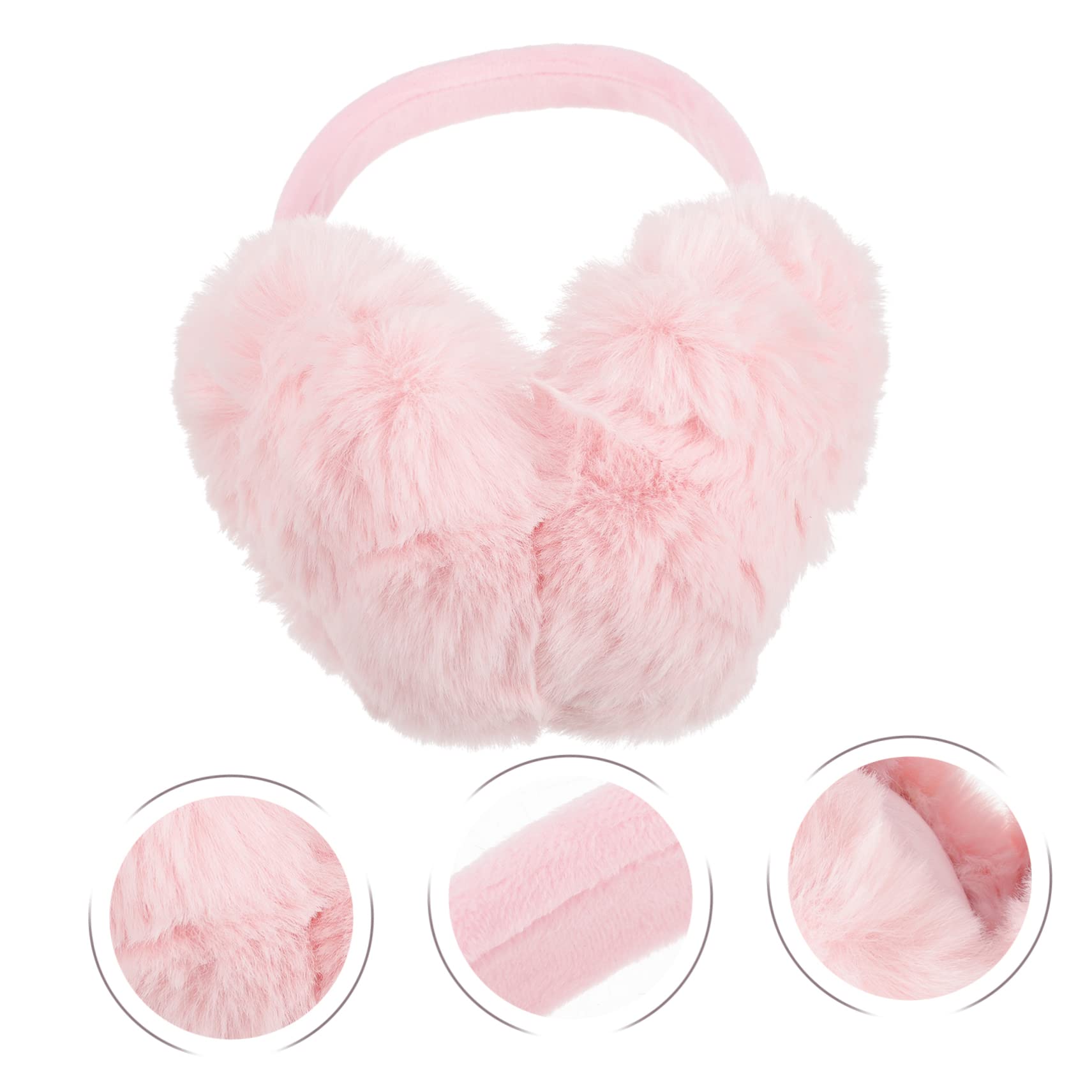 Holibanna Lovely Winter Ear Warmer Folding Ear Muff Plush Material for Boys and Girls