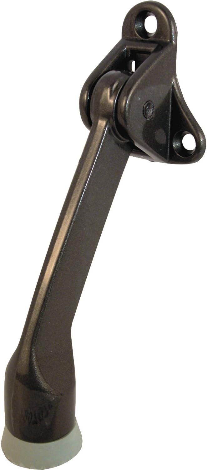 Prime-Line U 9152 Diecast, Bronze Finish, Drop Down Door Holder (Single Pack)