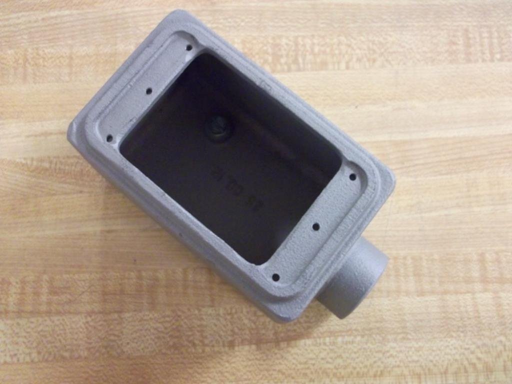 Appleton FD-1-75-A FD Device Box, 1-Gang, Dead-End, Type FD, 3/4, Aluminum