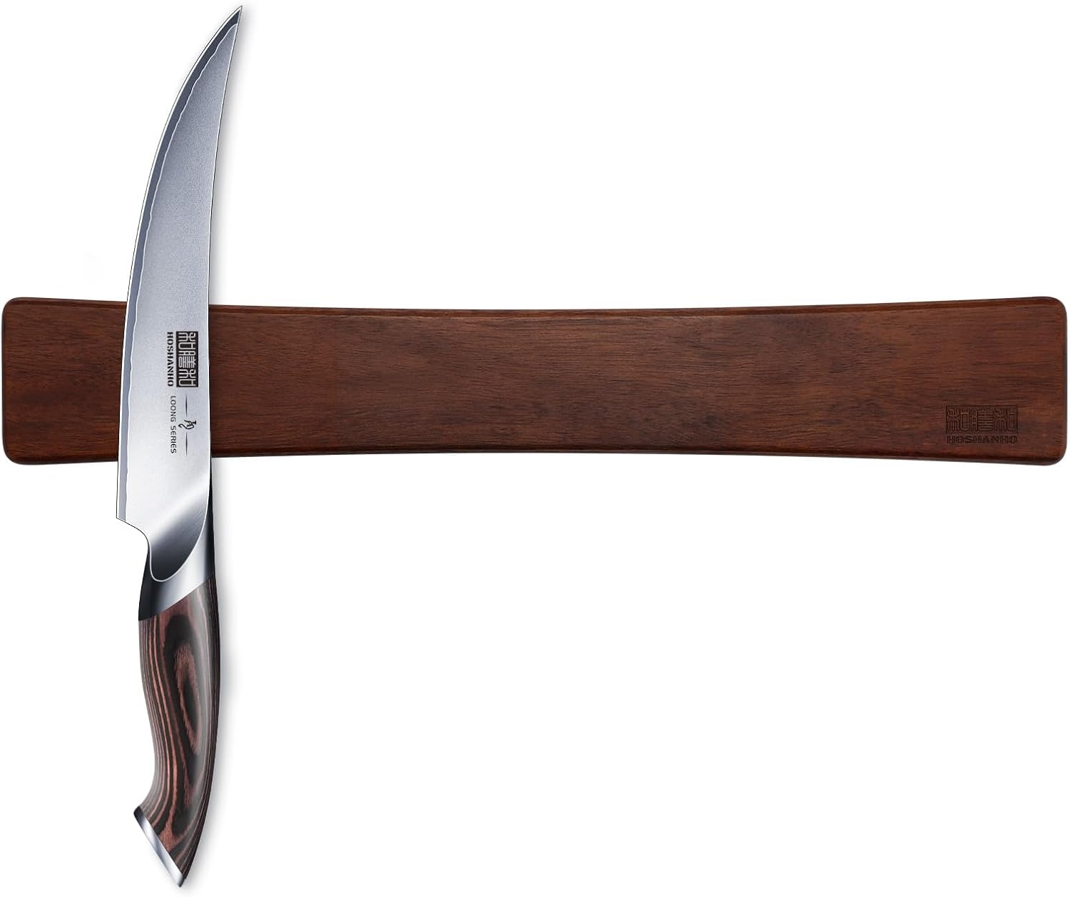 HOSHANHO Boning Knife 6 Inch & Magnetic Knife Strips, Professional Japanese Sharp Kitchen Filleting Knives for Meat Cutting