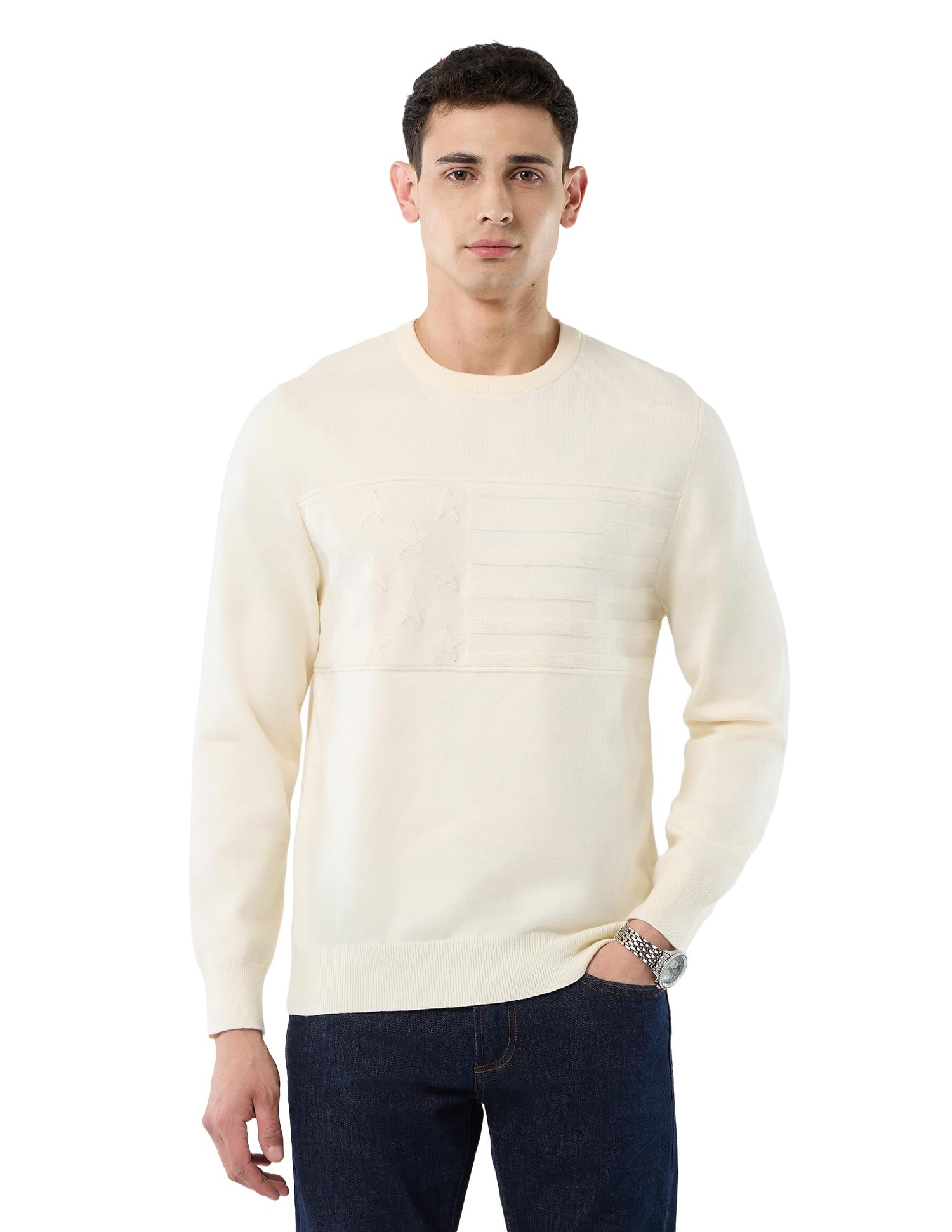 u.s. polo assn. U.s.Polo Association Men's Graphic Patterned Knit Regular fit Sweater-picture-44