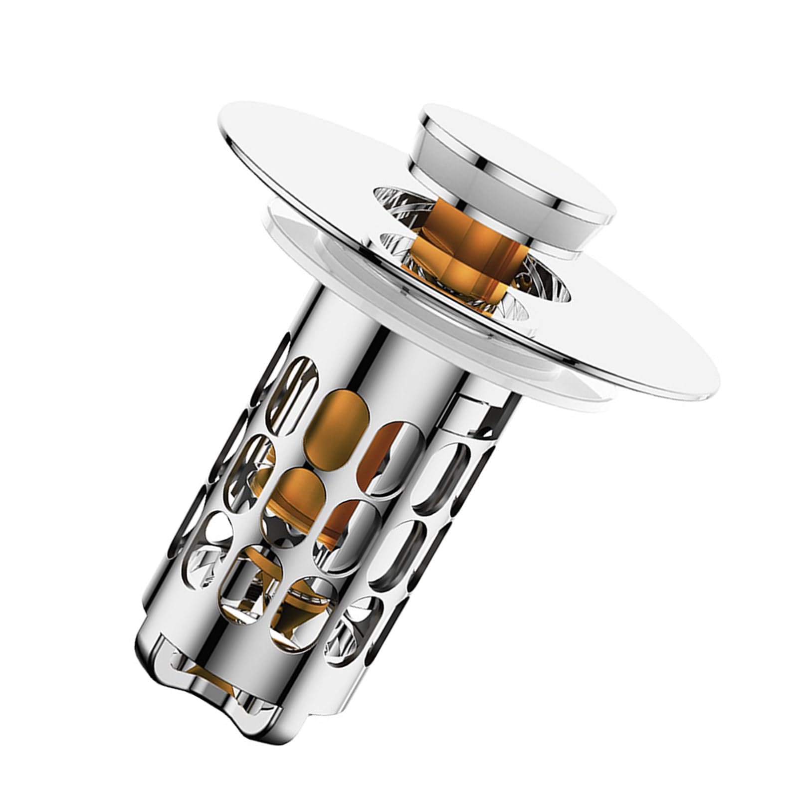 NEWFT Sink Strainer Kitchen Sink Drain Strainer Stoppers AntiClogging Sinks Stoppers Bounce Cores Strainers Basket Filter Kitchen Drainers for Bathroom