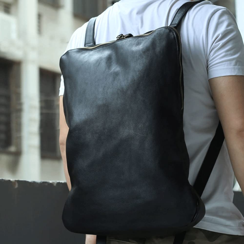 Mochila de Estilo Retro de Personalidad Gran Capacidad de 15.6 Pulgadas Mochila de computadora (Color : A, Size : 46 * 34 * 11cm)