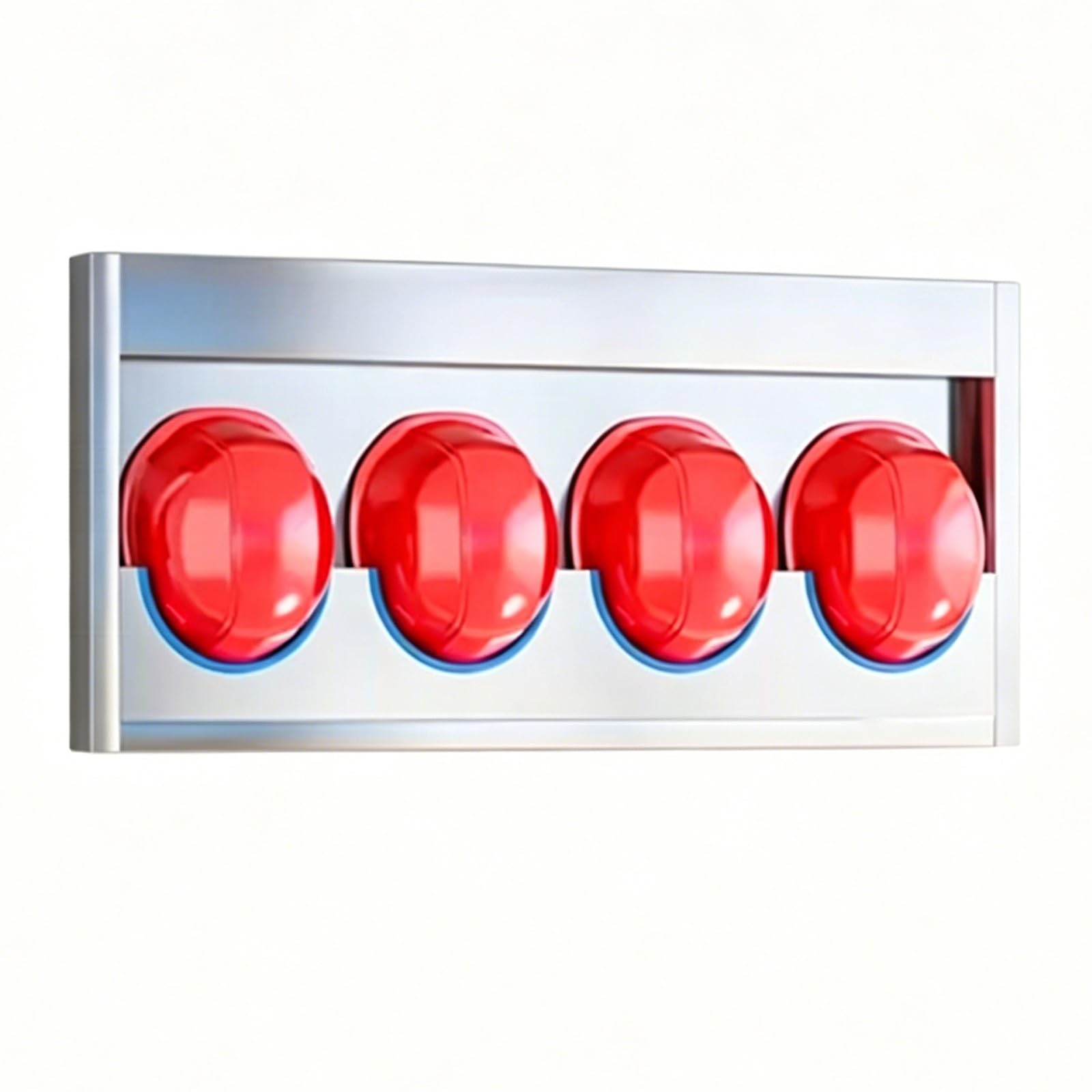 Soporte para Cascos de Seguridad, Casco Obra Soporte de Pared, Acero Inoxidable 304, con Tira Protectora, para Talleres y Fábricas